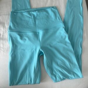 Lulu Aqua Leggings